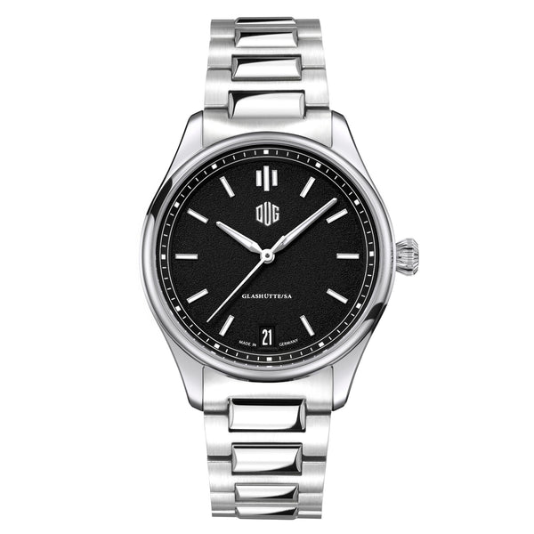 Purist Typ 1 mit Datum Onyxschwarz Edelstahlband