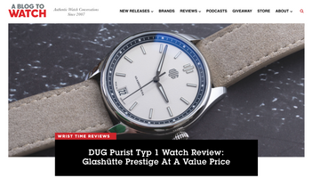 aBlogtoWatch-Test der DUG Purist