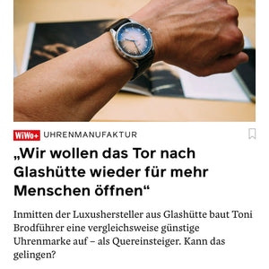 Artikel der Wirtschaftswoche über DUG Glashütte