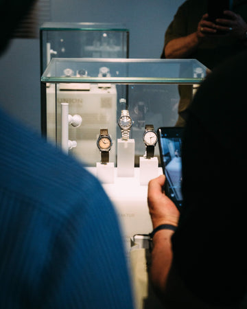 Vitrine Uhrenmuseum Glashütte