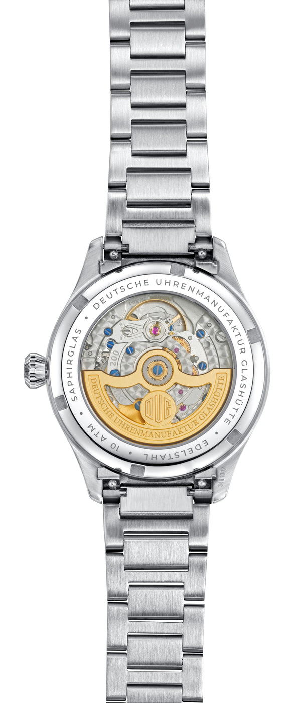 DUG Purist 37 Gehäuseboden mit Edelstahlband